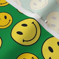 Smiley Face, Happy Face, Retro Happy Face Happy Faces, Green