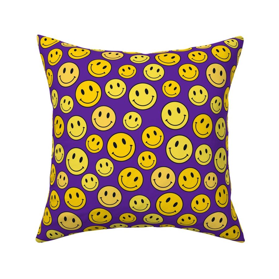 Smiley Face, Happy Face, Retro Happy Face Happy Faces, Purple