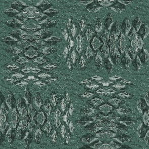 Pine Cone Basket Weave Texture Blended Artistic Monochromatic Nature Neutral Interior Earth Tones Pine Green Blue Turquoise 496B60 Subtle Modern Abstract Geometric