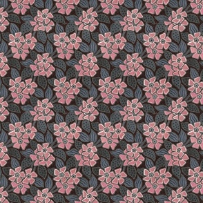 VINTAGE PERIWINKLE BLOSSOM-PINK COMBO