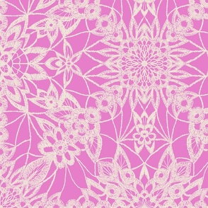 light lace on pink by rysunki_malunki