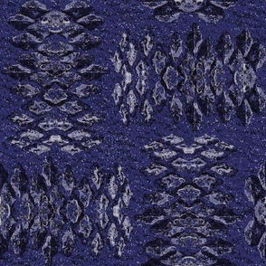 Pine Cone Basket Weave Texture Blended Artistic Monochromatic Nature Neutral Interior Earth Tones Subtle Navy Blue 2E2E66 Subtle Modern Abstract Geometric