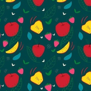 Fruit Character Fabric, Wallpaper and Home Decor