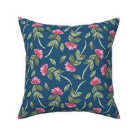 Spring Peony Navy