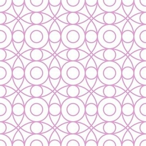 pink geometric overlapping circles