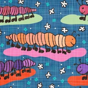 Millipedes in shoes wallpaper scale