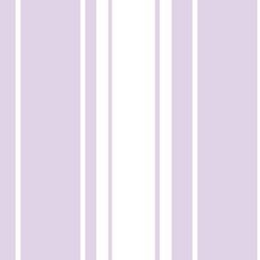 Regency Stripe Lilac & White // Little Girl Pastel // Medium