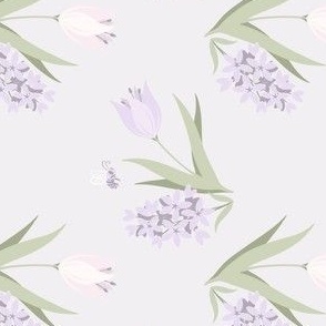 Bee & Tulip // Lavender Little Girl // Small