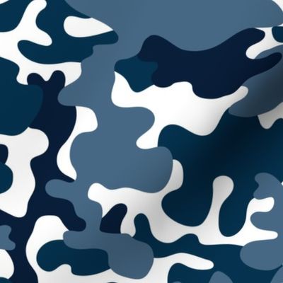 Dark Blue and White CAMO A8, Navy blue camouflage