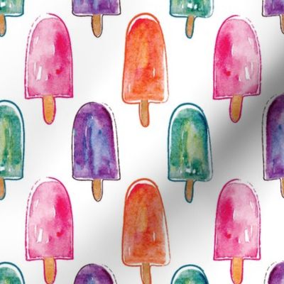 watercolor popsicles