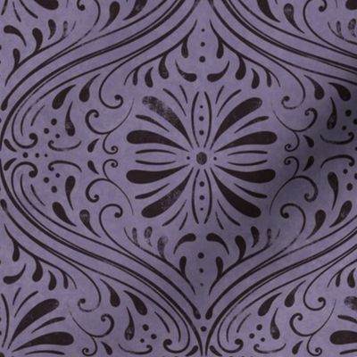 Italian Ogee Purple Swirl
