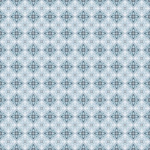 Rustic Tiles - Blue Shades / Medium