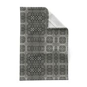 Ikat Charcoal Primitive Weave