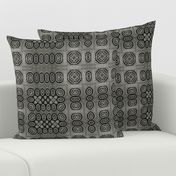 Ikat Charcoal Primitive Weave