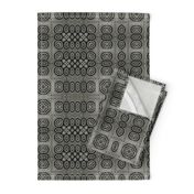 Ikat Charcoal Primitive Weave