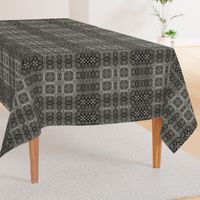 Ikat Charcoal Primitive Weave