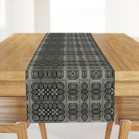 Ikat Charcoal Primitive Weave