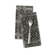 Ikat Charcoal Primitive Weave