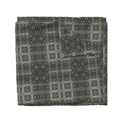 Ikat Charcoal Primitive Weave