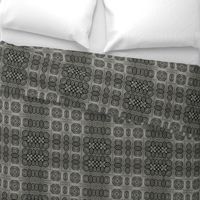 Ikat Charcoal Primitive Weave