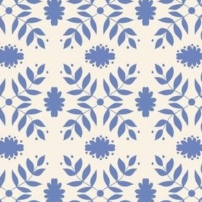 italian tile botanical ornament 2x2