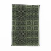 Ikat Sage Primitive Print