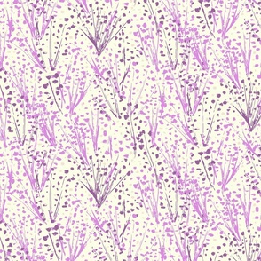 Whimsical field - magenta