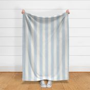 Soft Blue and CreamLarge French Awning Stripe  copy 3