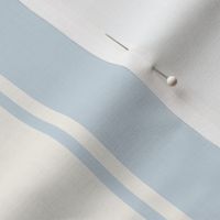 Soft Blue and CreamLarge French Awning Stripe  copy 3