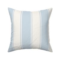 Soft Blue and CreamLarge French Awning Stripe  copy 3