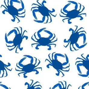 blue crabs pattern SMALL
