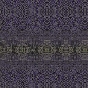 Tapestry Lace Stripe in Blue and Taupe