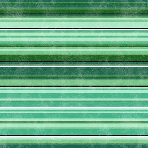 Medium Scale Serape Stripes in Shades of Green