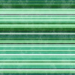 Small Scale Serape Stripes in Shades of Green