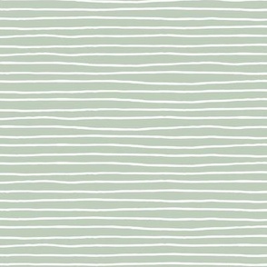 Light Minty Green Stripe – Neutral Striped Fabric