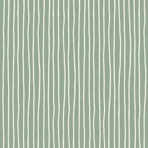 Green Stripe – Neutral Striped Fabric, half-scale ROTATED