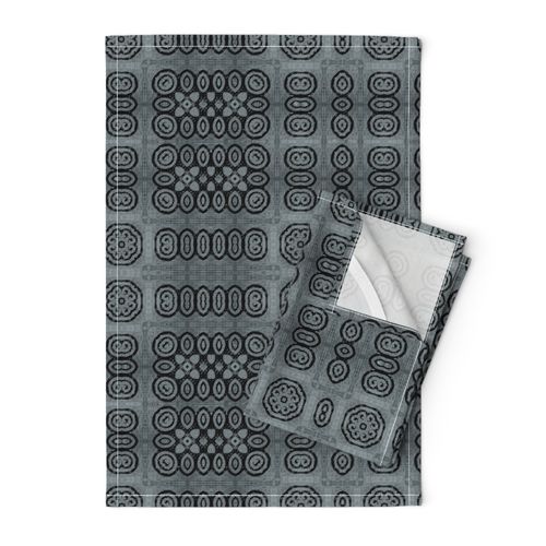 Ikat Charcoal Weave