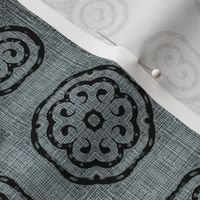 Ikat Charcoal Weave