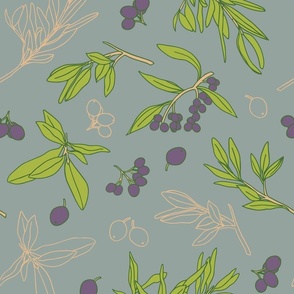 Olive Branch Green Large