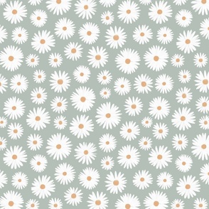Daisies on Sage Small
