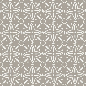 Lucy in the Sky - Diamonds and Stars -  functional gray and ivory