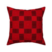 Ikat Plaid Weave in Red