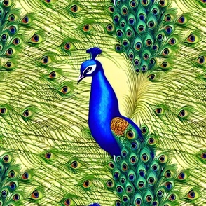 The Beautiful Feathers and Colors of The Peacock 