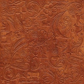 western leather pattern