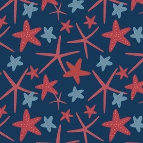 Multi Starfish - Navy Blue