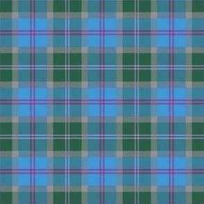 Large Summer Plaid Blue Red Gray Green