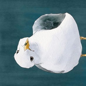 Curious Sealgull Wallhanging 