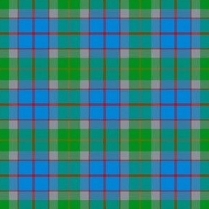 Large Summer Plaid Red Green Blue