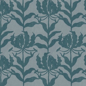 Glory Lily - Teal (Medium Scale)

