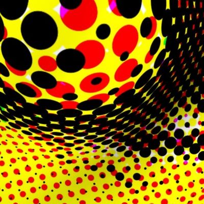 [Large] Pop Art Modern Dots 3D
